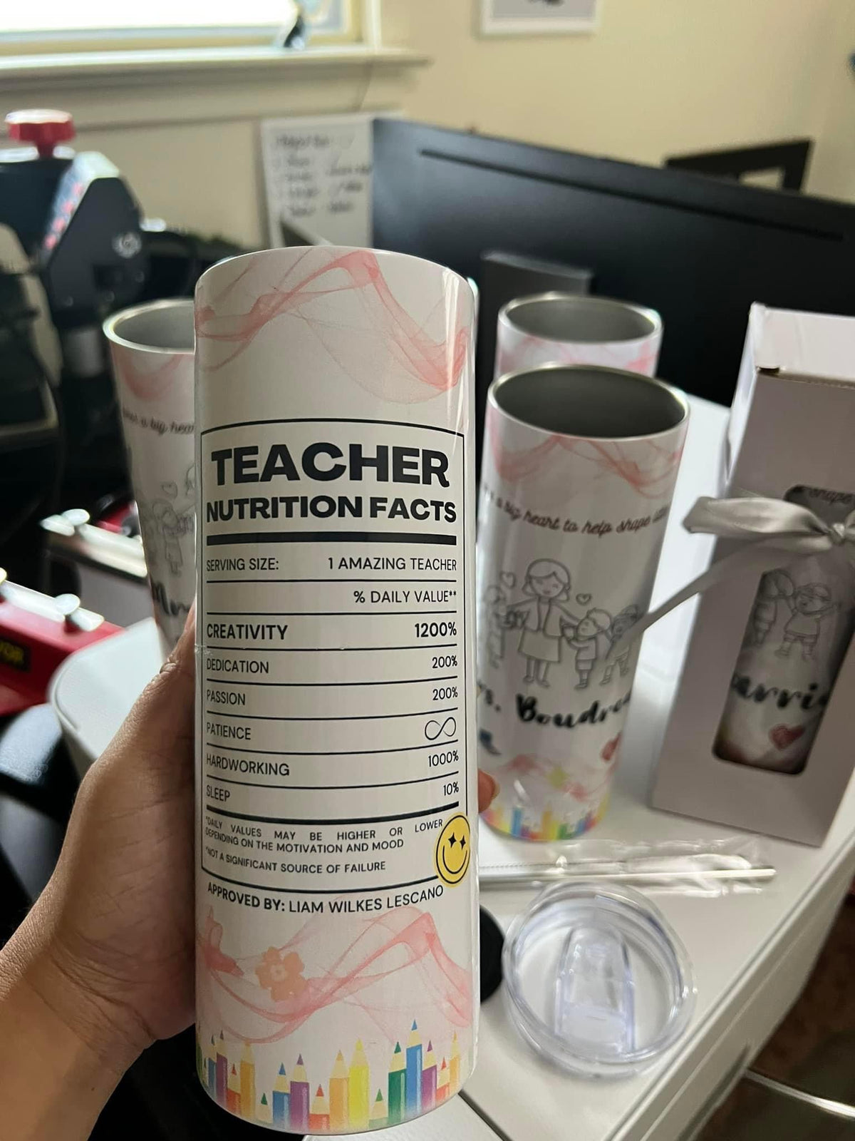 Teachers Cup, Appreciation Gift, Personalized Cup